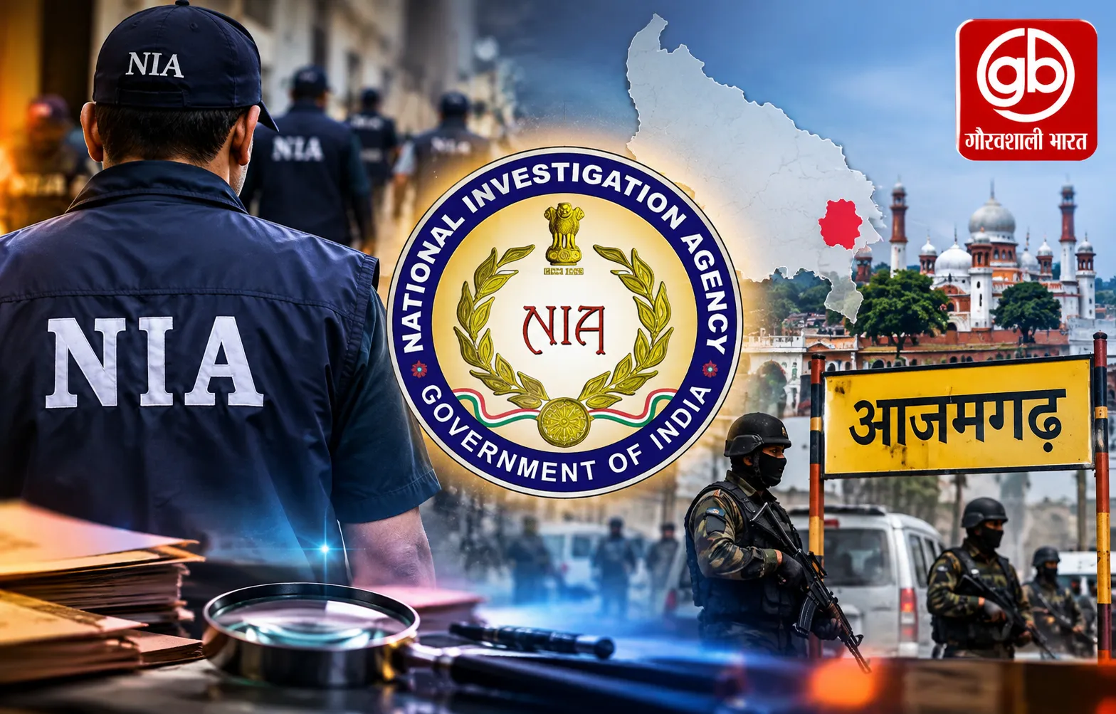 आजमगढ़ में NIA की दस्तक, इन 8 नामों को लेकर बढ़ी बड़ी हलचल