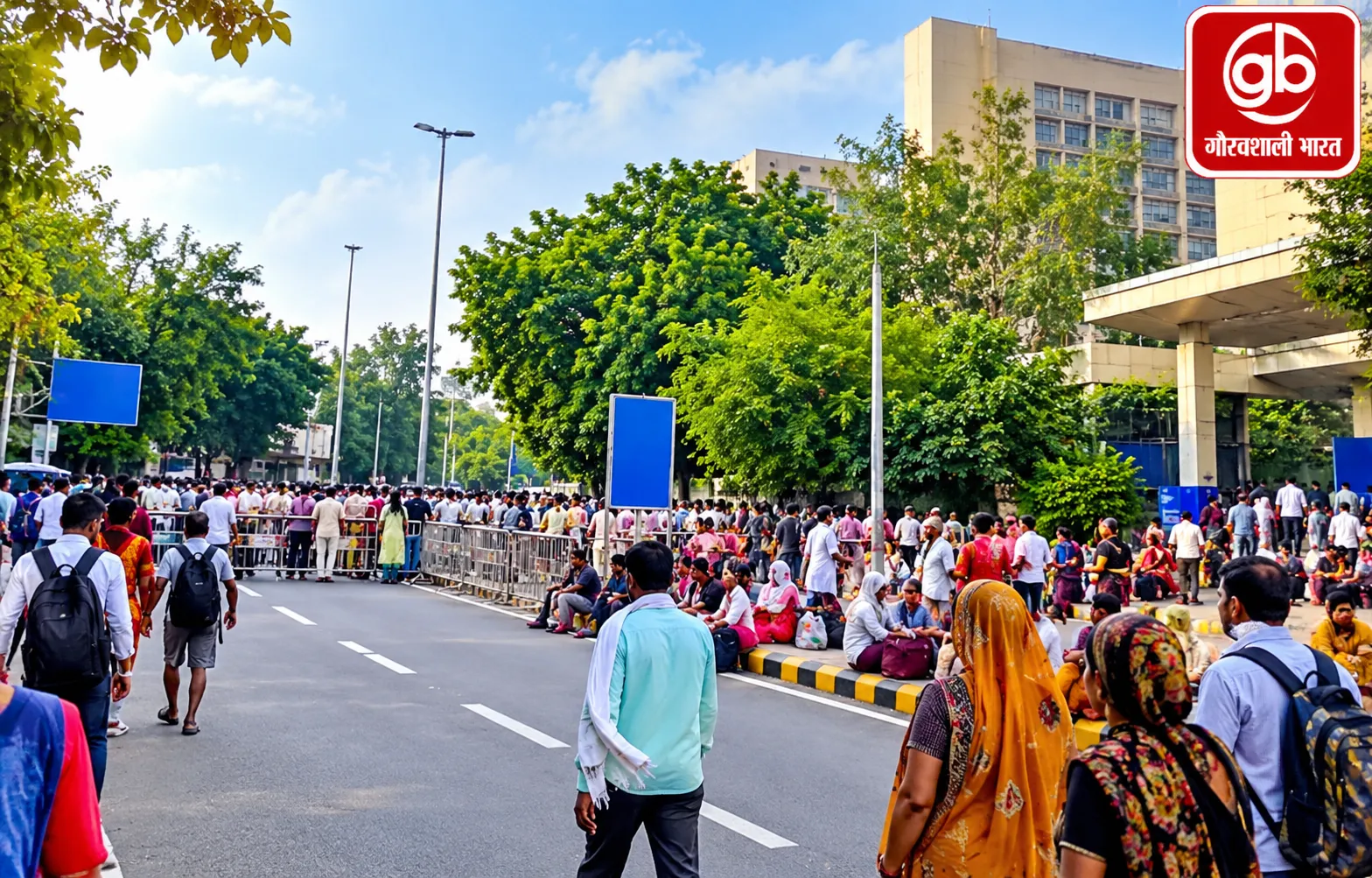 दिल्ली AIIMS के बाहर सुबह का नजारा देख हैरान रह जाएंगे आप!