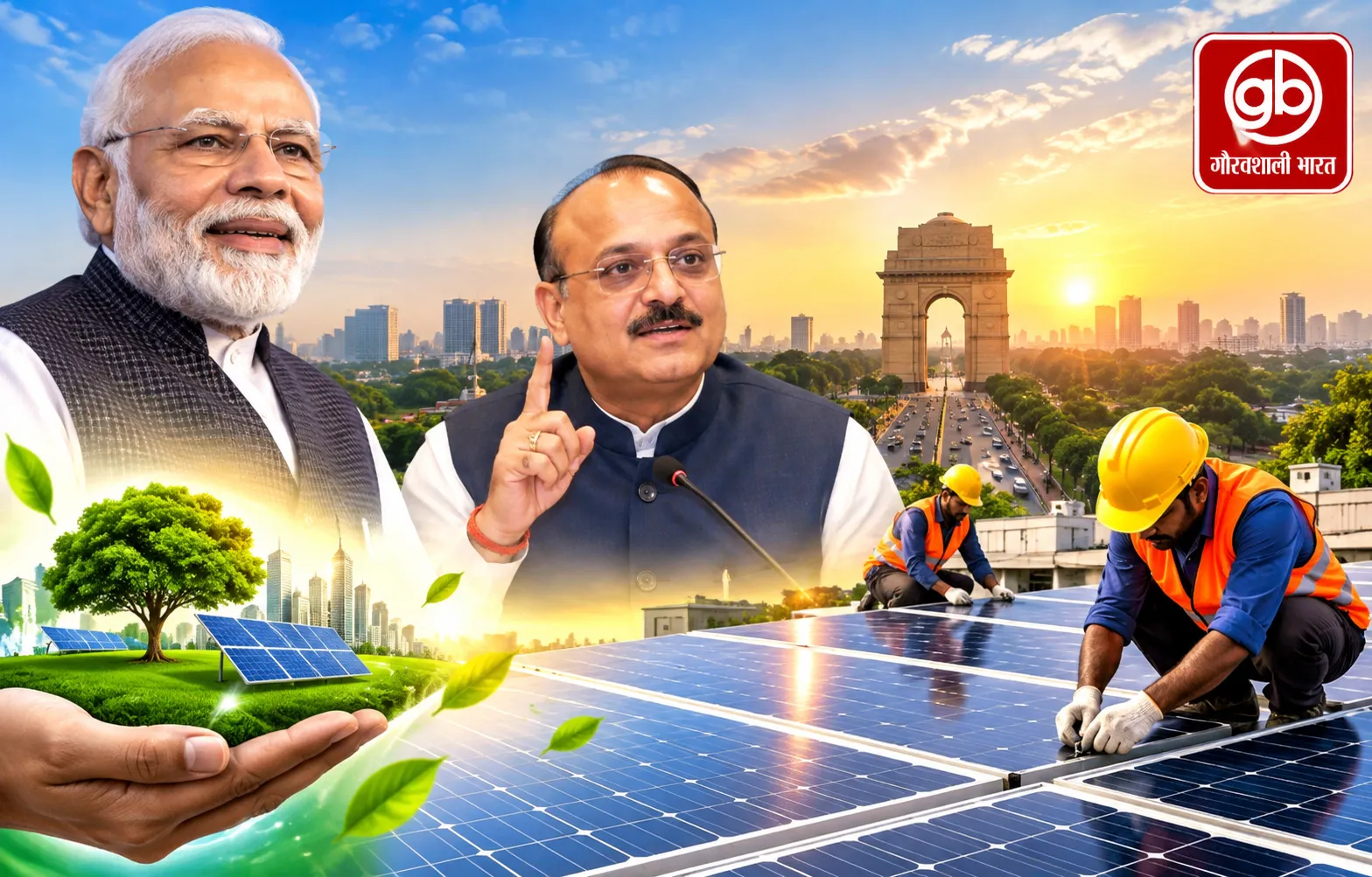दिल्ली बनेगी देश की ‘सोलर कैपिटल’, मंत्री आशीष सूद का आह्वान