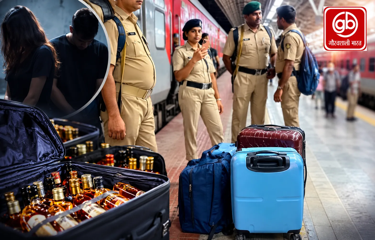 AC फर्स्ट क्लास में 75 लीटर शराब! समस्तीपुर में बड़ा खुलासा