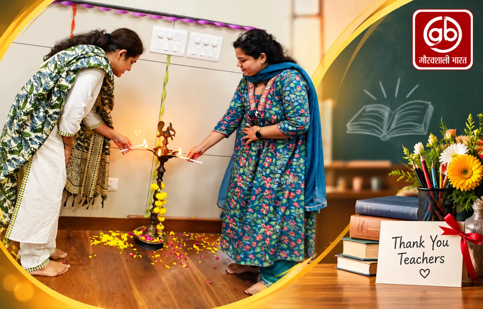 शिक्षक दिवस पर उत्साह, उमंग और सांस्कृतिक रंगों का संगम!