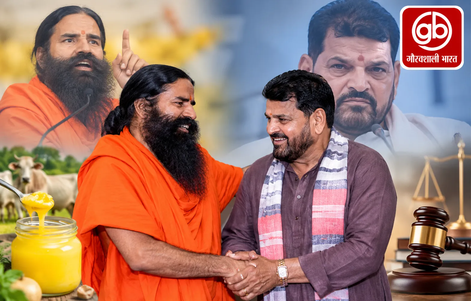 रामदेव और बृजभूषण में सुलह के संकेत, विवाद पर आया बड़ा बयान