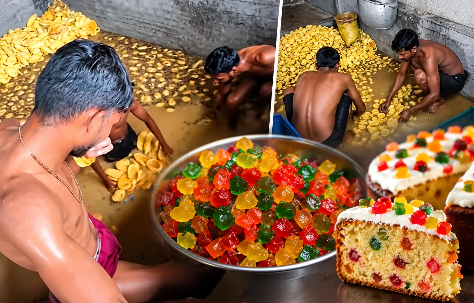 मिठाई फैक्ट्री का वायरल वीडियो, मजदूरों की हरकत ने चौंकाया