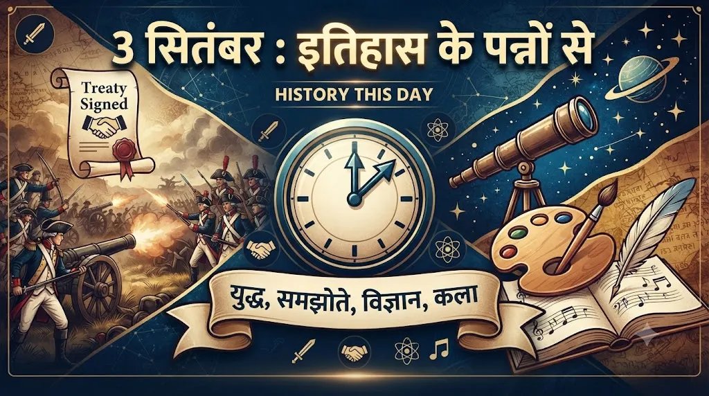 आज का इतिहास — 03 सितंबर