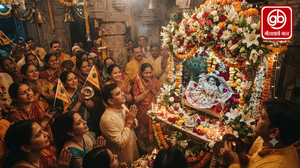श्रीकृष्ण जन्माष्टमी पर देशभर में भक्ति का माहौल