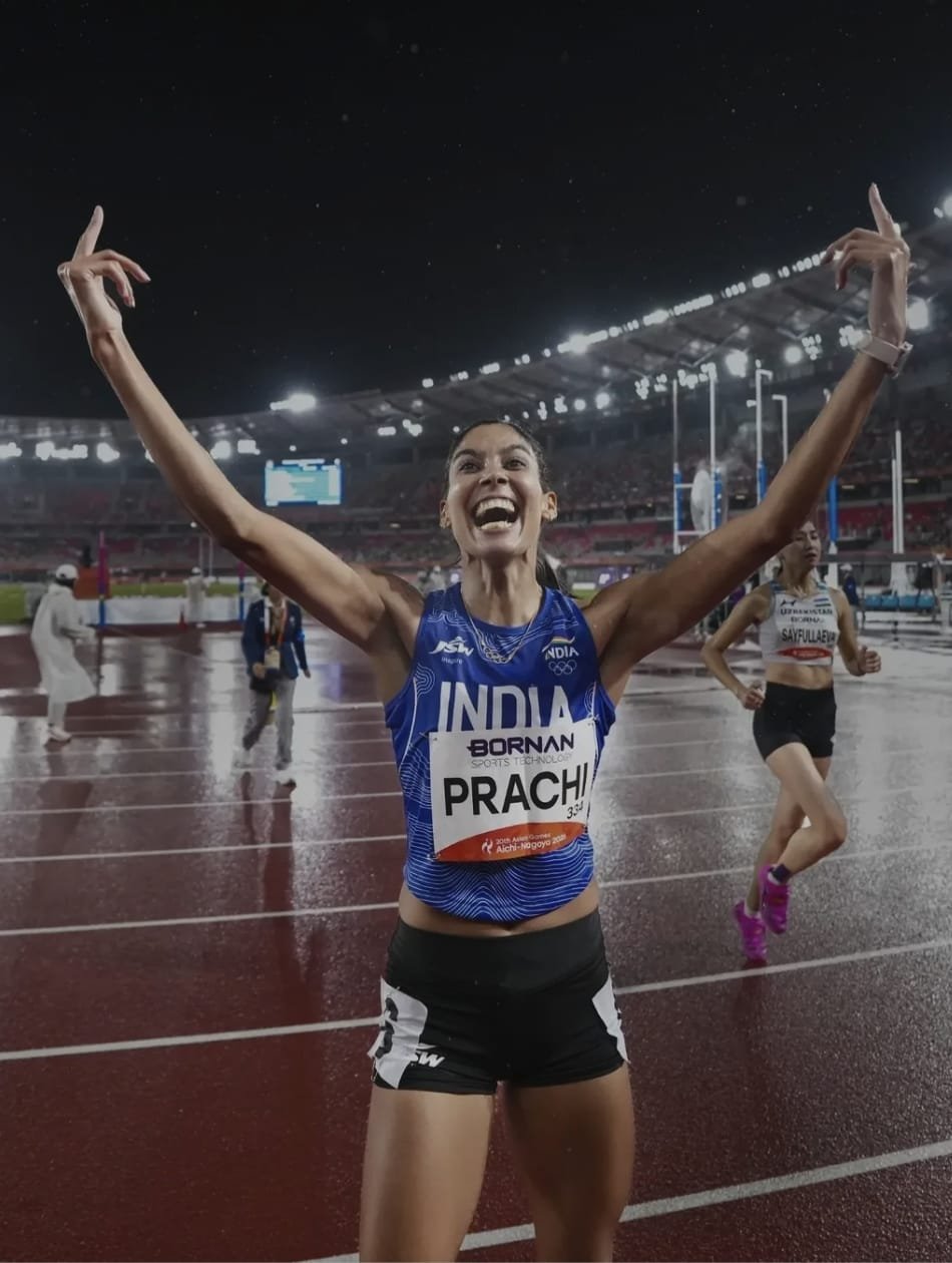 प्राची के शानदार प्रदर्शन ने बढ़ाया भारत का गौरव 🇮🇳🏅