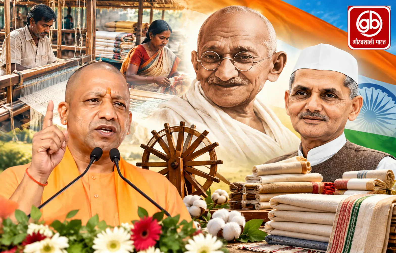 बापू का चरखा स्वावलंबन का आधार, ओडीओपी उसी स्वदेशी भाव से ‘लोकल को ग्लोबल’ बनाने का अभियान: मुख्यमंत्री