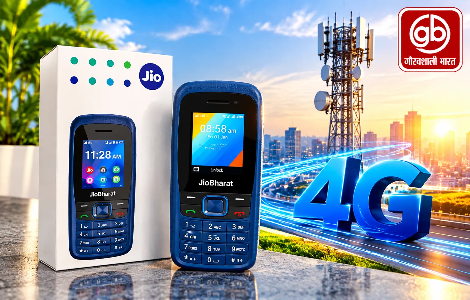 जियो का बड़ा धमाका! ₹1499 में 4G फोन, 6 महीने रिचार्ज फ्री