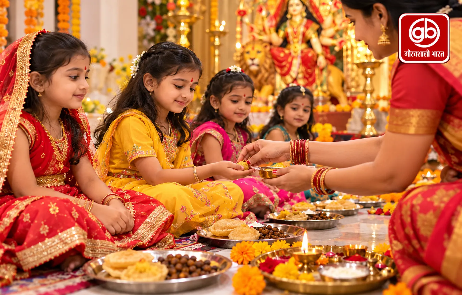 अष्टमी-नवमी पर कन्या पूजन कब? जानें सही तारीख और मुहूर्त