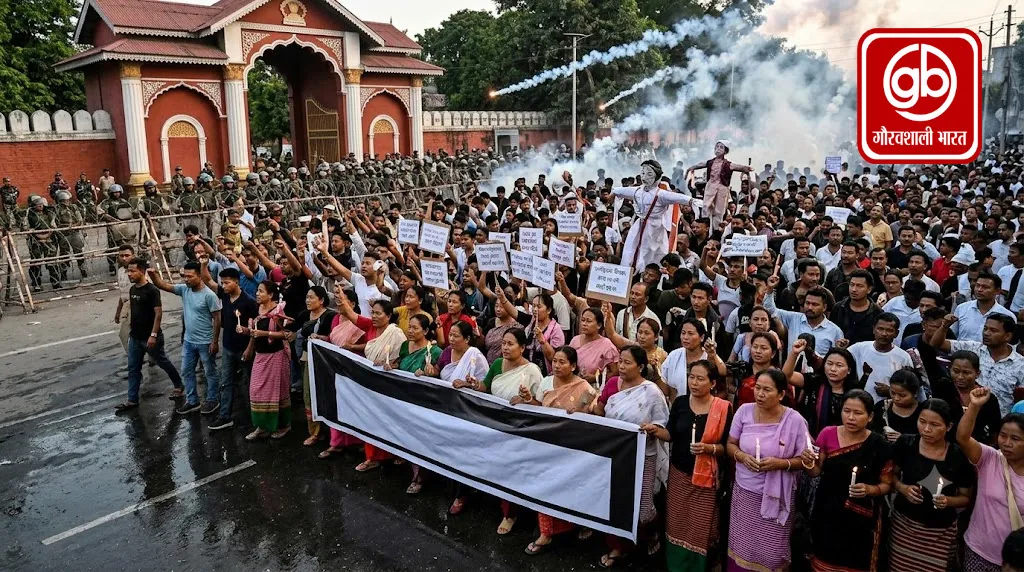 मणिपुर में हत्याओं के विरोध में सड़कों पर उतरे हजारों लोग