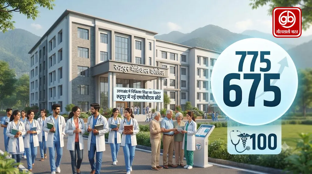 उत्तराखंड में सरकारी MBBS सीटें 675 से बढ़कर 775 होंगी