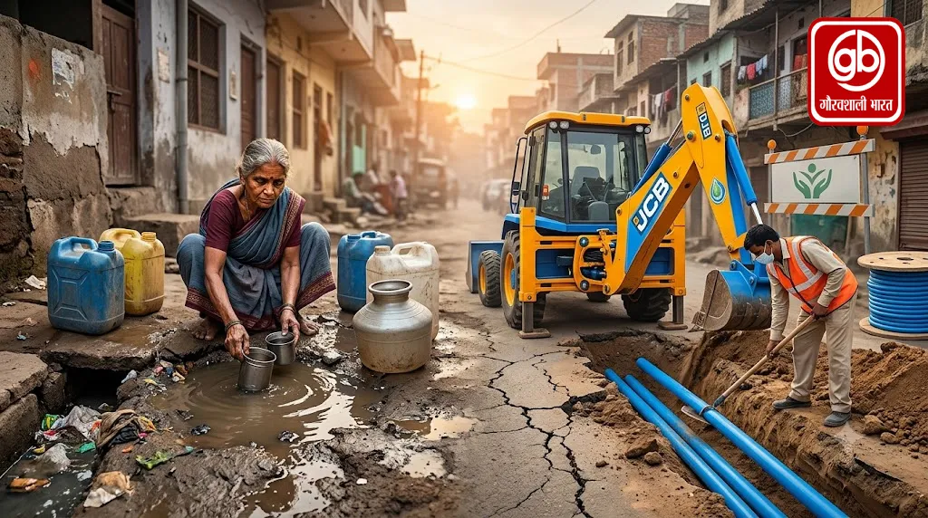 दक्षिणी दिल्ली के बदरपुर क्षेत्र में दूषित पानी से राहत की उम्मीद