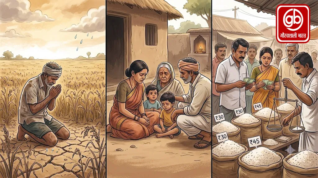 कमजोर मानसून से खेती पर संकट