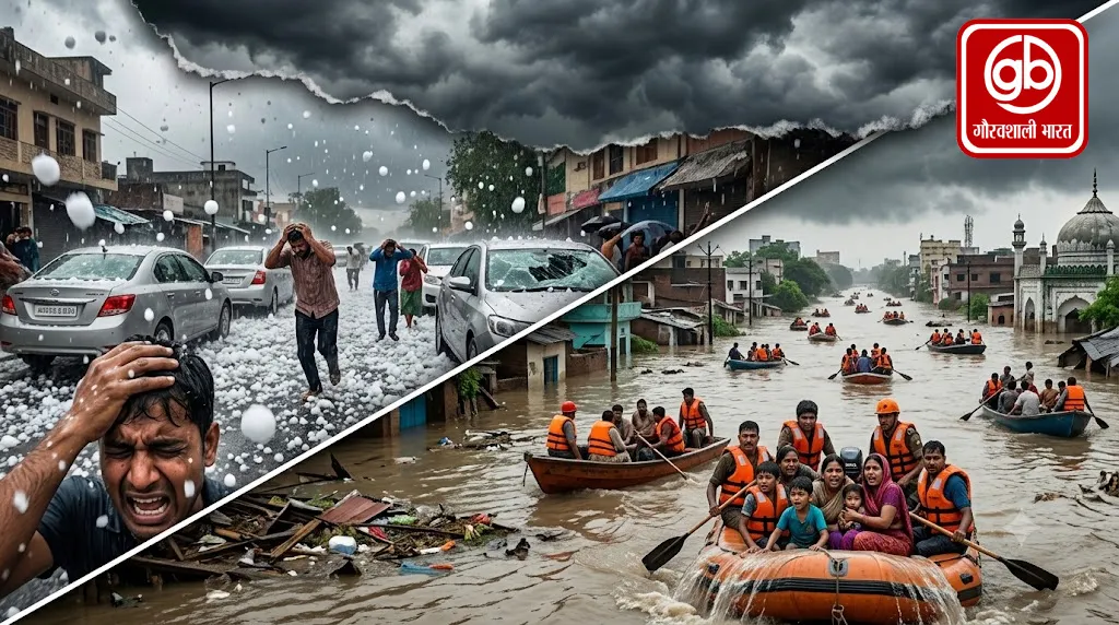 मौसम का कहर: मेरठ समेत 8 शहरों में ओलावृष्टि