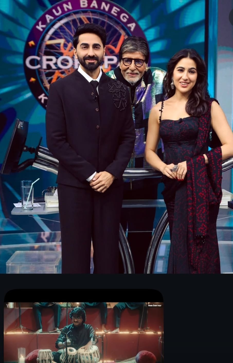 KBC के मंच पर सितारों की शानदार मुलाकात